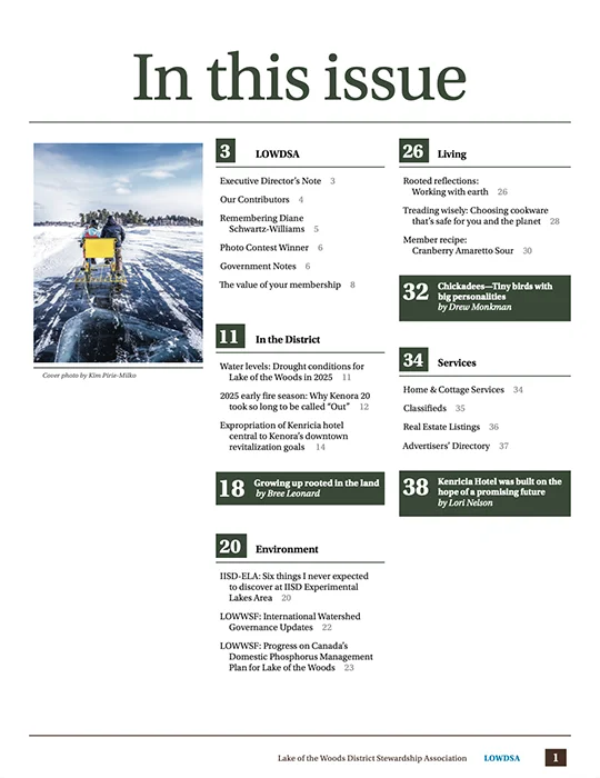 Winter 2025 table of contents